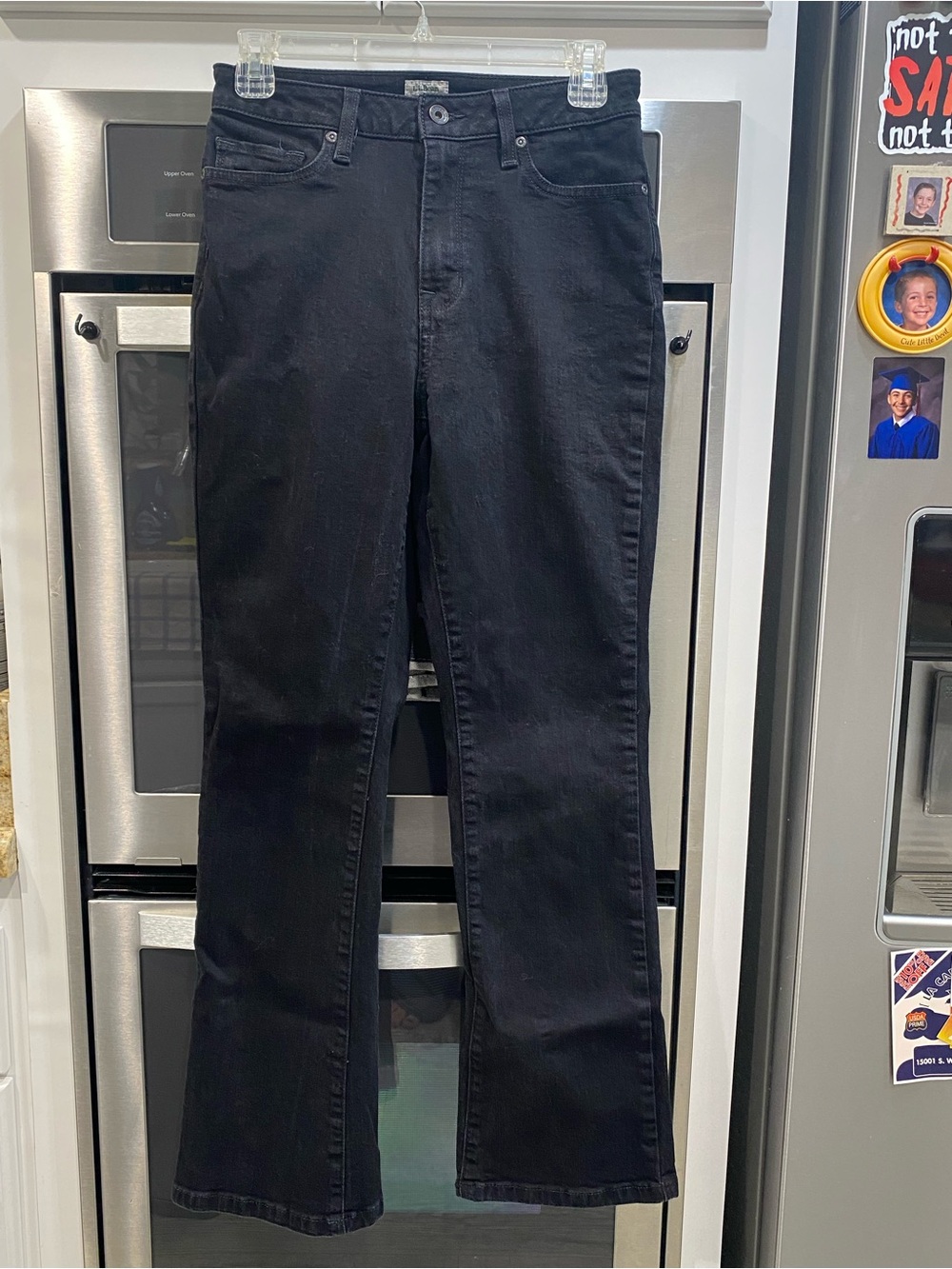Women’s Size 6 Regular- L.L. Bean “Classic Fit” Black Jeans